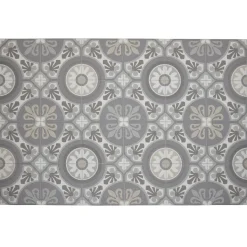Gifi Nettoyage Et Entretien|Tapis vinyle motif carreau de ciment gris et blanc