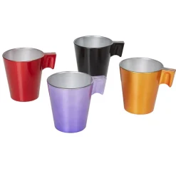Gifi Tasse à café métallisé Luminarc multicolore x4