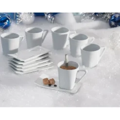 Gifi Tasse à café porcelaine x6