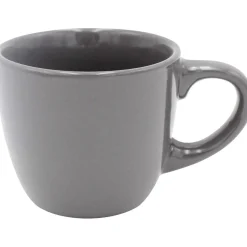 Gifi Tasse à expresso en faïence 10 cl uni gris