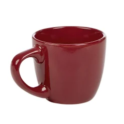 Gifi Tasse à expresso en faïence 10 cl uni rouge