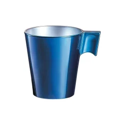 Gifi Tasse à expresso en verre trempé Luminarc flashy bleu pétrôle 8 cl