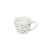 Gifi Tasse à expresso porcelaine motif triangle multicolore 9 cl