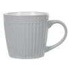 Gifi Tasse à thé grise relief 31,9 cl