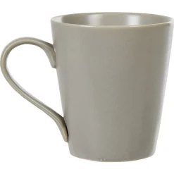 Gifi Tasse à thé mug porcelaine gris