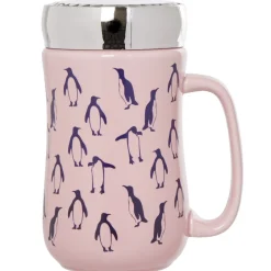 Gifi Tasse déco banquise motif pingouin céramique