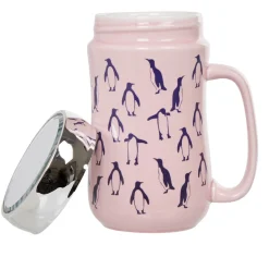 Gifi Tasse déco banquise motif pingouin céramique