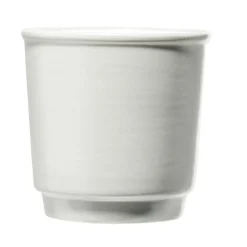 Gifi Tasse en grès espresso sans anse bleu intérieur blanc 9cl Ø6,2xH6,2cm