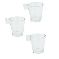 Gifi Tasse expresso verre transparent x3