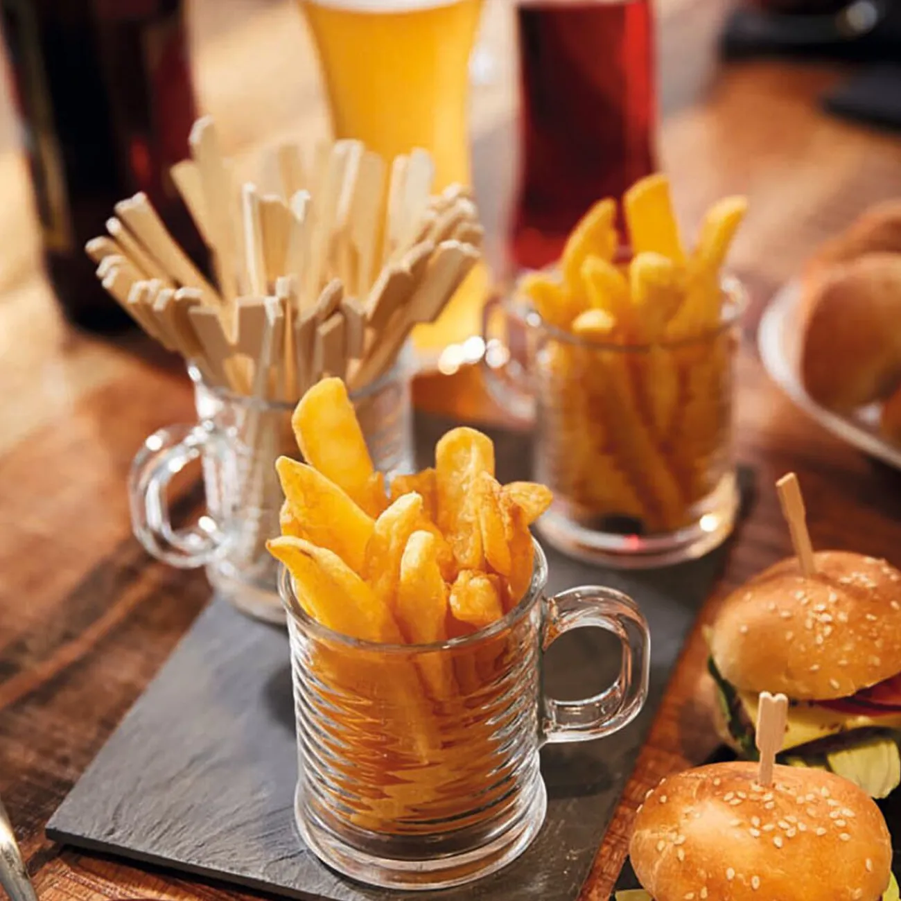 Gifi Tasse transparente en verre trempé design conserve Luminarc 25 cl