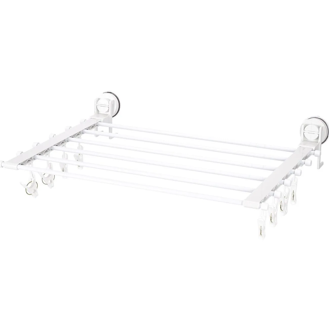 Gifi Entretien Du Linge|Étendoir mural séchoir à linge avec fixation à ventouse