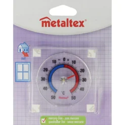 Gifi Thermomètre 4 saisons Métaltex adhésif fenêtre extérieure