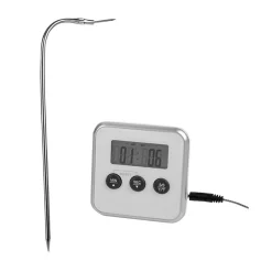 Gifi Thermomètre de cuisine à sonde minuteur
