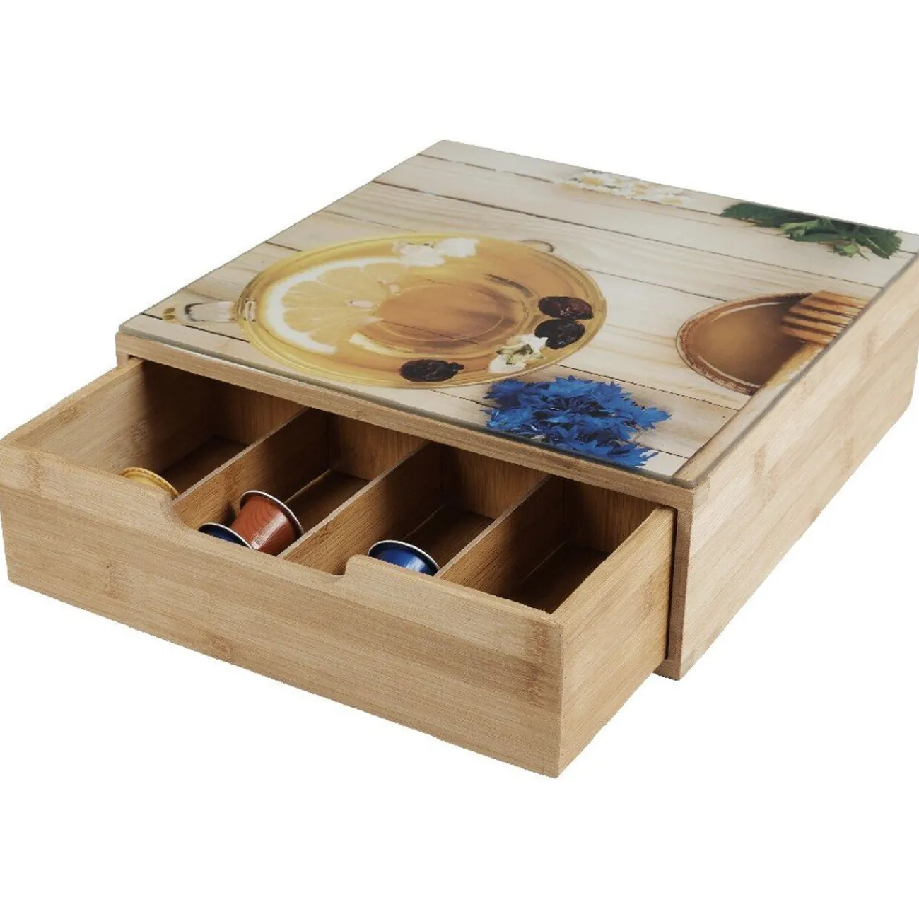 Gifi Tiroir à dosettes design thé au citron