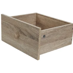 Gifi Rangement|Tiroir pour étagère cube bois clair