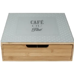 Gifi Tiroir toutes dosettes design "Café ou thé"