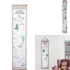 Gifi Rangement|Toise tissu fille Little Princesse blanc et rose 60 à 160cm