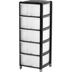 Gifi Rangement|Tour 5 tiroirs 20L L39,5xl38,5xH105cm