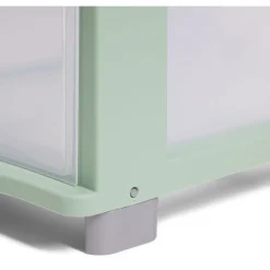 Gifi Rangement|Tour de rangement à 5 tiroirs plastique transparent 27x37x103cm