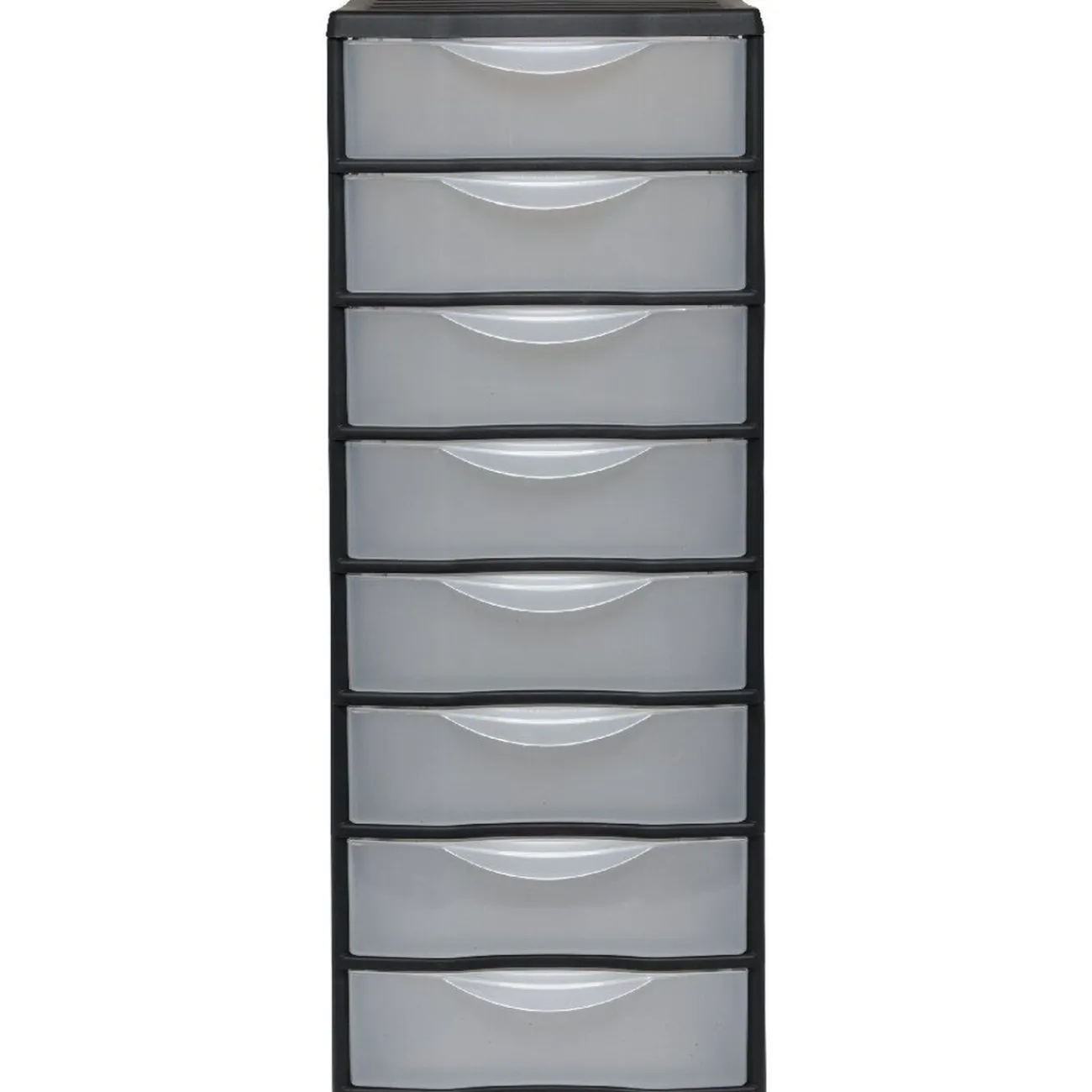 Gifi Rangement|Tour de rangement 8 tiroirs A4 noir