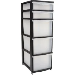 Gifi Rangement|Tour de rangement 5 tiroirs L37xl26,8xH81,5cm