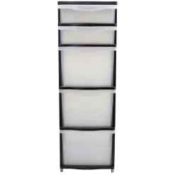 Gifi Rangement|Tour de rangement 5 tiroirs L37xl26,8xH81,5cm