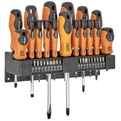Gifi Outils Bricolage^Tournevis Bi matière - Coffret de 37 pièces
