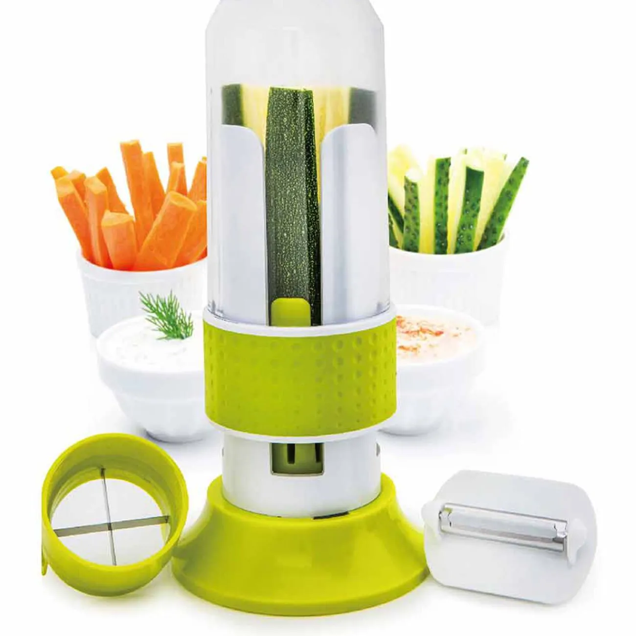 Gifi Tranche légume vertical Alcise vert et blanc