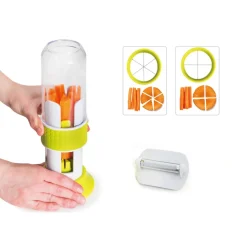 Gifi Tranche légume vertical Alcise vert et blanc