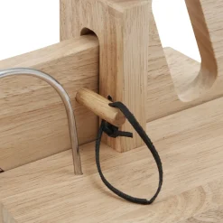 Gifi Trancheuse à charcuterie en bois naturel