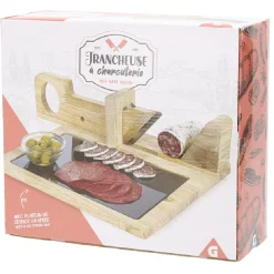Gifi Trancheuse à charcuterie en bois