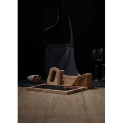 Gifi Trancheuse à saucisson avec plateau ardoise