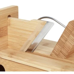 Gifi Trancheuse à saucisson avec tiroir et plateau ardoise