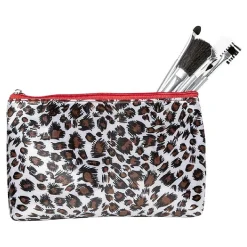 Gifi Beauté^Trousse à maquillage motif léopard avec pinceau x5