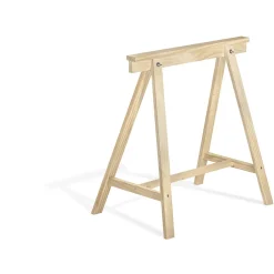 Gifi Aménagement Atelier^Tréteau pin massif beige - 70x41xH72cm
