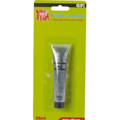 Gifi Beauté^Tube de paillettes argentées