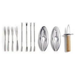 Gifi Ustensile pour fruit de mer 11 pièces