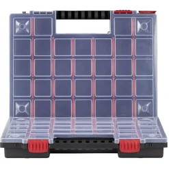 Gifi Rangement|Valisette double de bricolage à compartiments