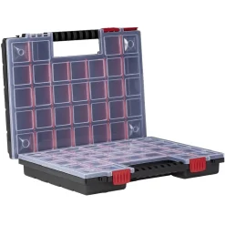 Gifi Rangement|Valisette double de bricolage à compartiments