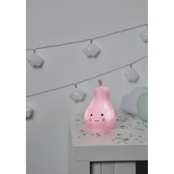 Gifi Eclairage Extérieur^Veilleuse forme poire rose