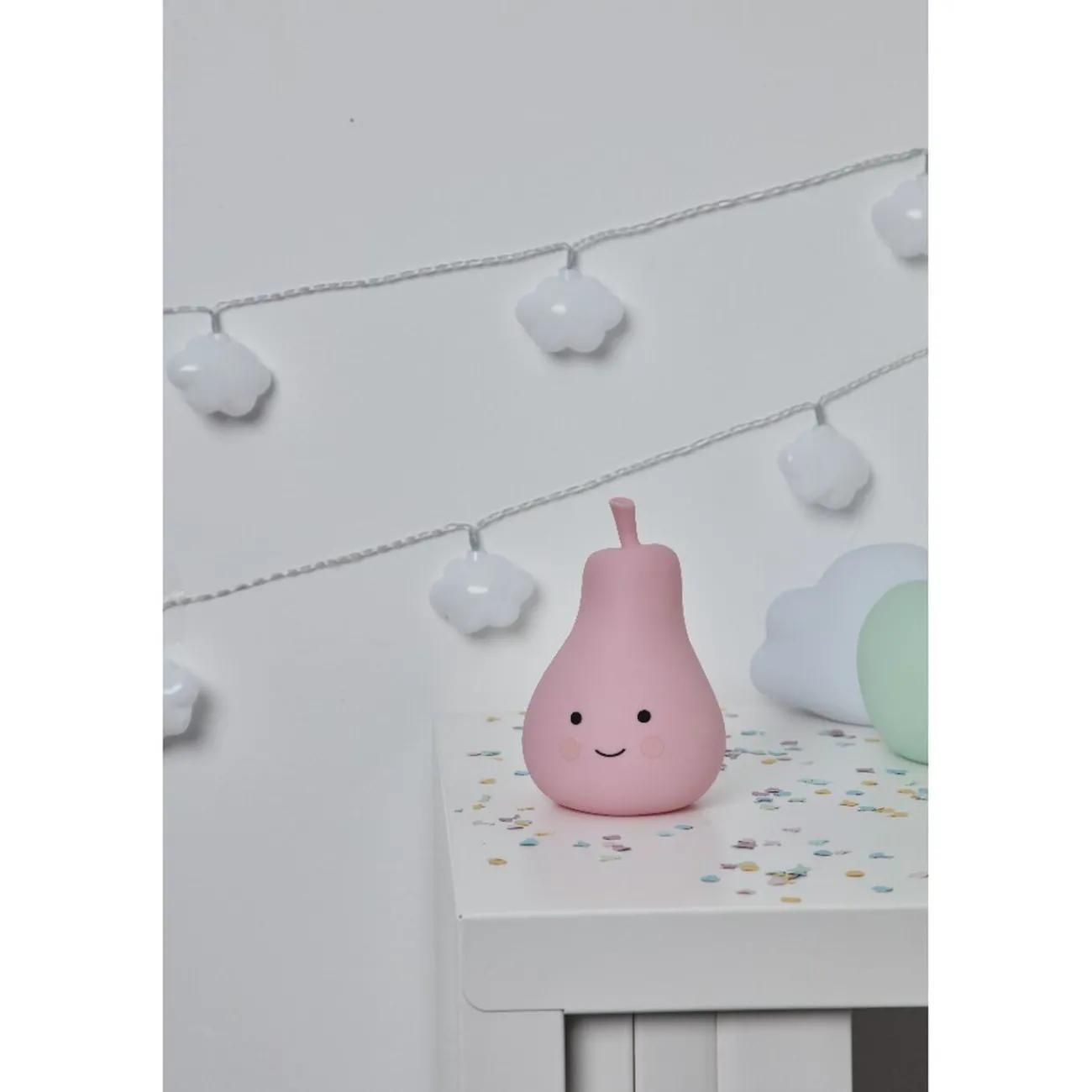 Gifi Eclairage Extérieur^Veilleuse forme poire rose