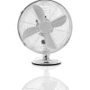 Gifi Ventilateur^Ventilateur de table gris chromé