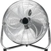 Gifi Ventilateur^Ventilateur industriel à poser Homday métal chromé Ø 45 cm