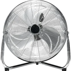 Gifi Ventilateur^Ventilateur industriel à poser Homday métal chromé Ø 45 cm