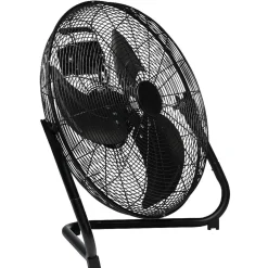 Gifi Ventilateur^Ventilateur industriel à poser Homday métal noir Ø 45 cm