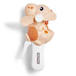 Gifi Ventilateur^Ventilateur manuel à pression forme dinosaure bleu ou gris