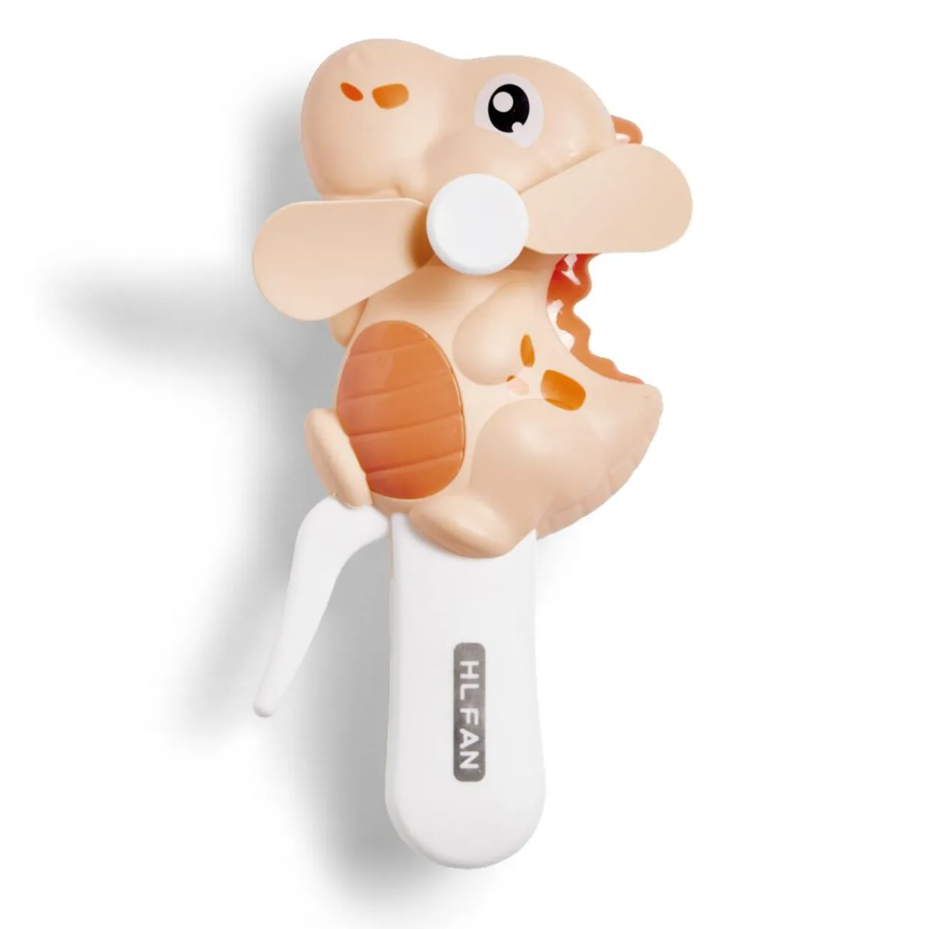 Gifi Ventilateur^Ventilateur manuel à pression forme dinosaure bleu ou gris