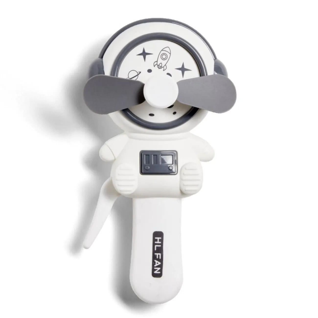 Gifi Ventilateur^Ventilateur manuel forme astronaute 3 coloris