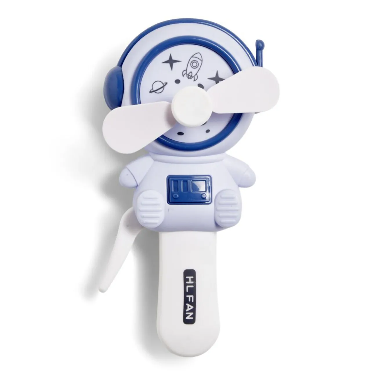 Gifi Ventilateur^Ventilateur manuel forme astronaute 3 coloris