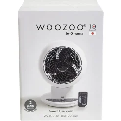 Gifi Ventilateur^Ventilateur rafraîchisseur Woozoo oscillant blanc avec télécommande